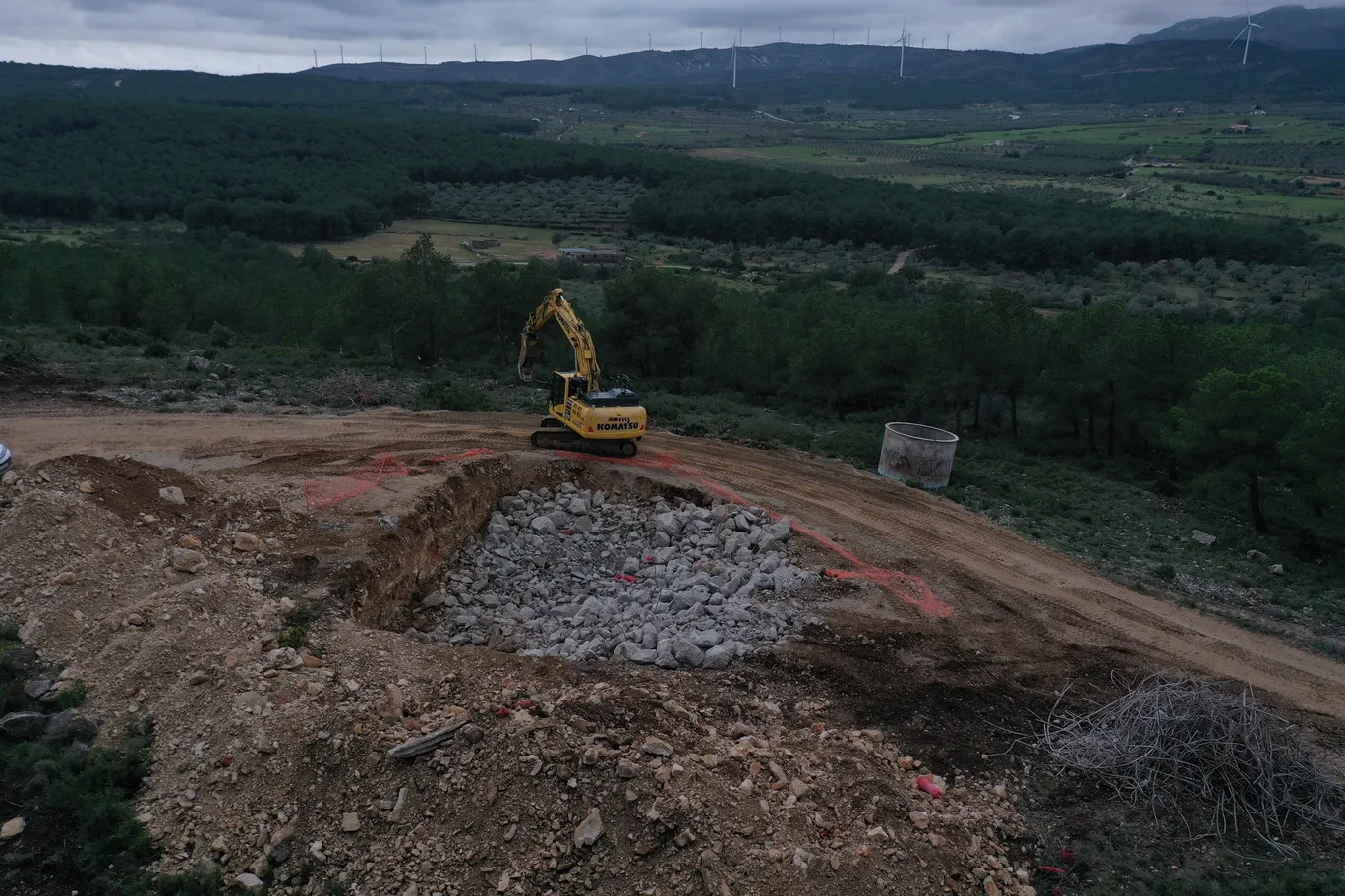  construccion parque eolico albinyana
